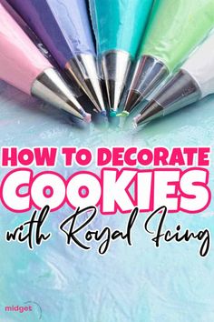 how to decorate cookies with royal icing and tips for decorating cake, cupcakes or more