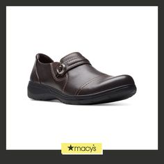 in stock Clarks Women's, Womens Flats, Slip On Shoes, Dark Brown, Leather Upper, Pick Up, Shoe Accessories, In Store, Buy Online