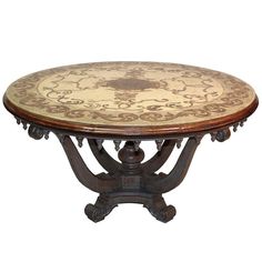 Round Spanish Urn Base Table - Belle Escape French Country Tables, French Country Dining Table, Farmhouse Dining Table Set, French Farmhouse Dining Table, Spanish Furniture, Country Dining Tables, Elegant Outdoor Furniture, Painted Dining Table, Round Pedestal Dining Table