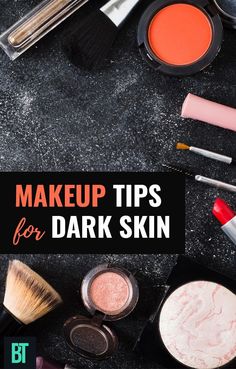 Dark Skinned Makeup, Bronzers For Dark Skin, Concealer For Dark Skin, Makeup For Dark Skin, Homemade Beauty Recipes, Apply Makeup