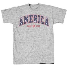 Show off your patriotic side with the Tractor Supply Women's Short Sleeve 'America' T-Shirt. This classic cotton T-shirt features an 'America' graphic, making it great for the independence day season. A TSC logo showcases your brand loyalty. 90% Cotton, 10% Polyester for ultimate comfort Machine washable design for convenience Short sleeve Printed design offers a stylish look Brand Loyalty, Tractor Supplies, Tractor Supply, Plus Size Shirts, Plus Size T Shirts, Printed Design, Independence Day, Tractor, Cotton T Shirt