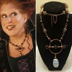 Winifred Sanderson necklace Hermanas Sanderson, Hocus Pocus Spell Book, Scarab Pendant