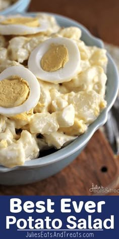 the best ever potato salad with hard boiled eggs