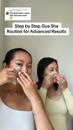 Facial Routine Skincare, Haut Routine, Facial Massage Routine, Bai Yu, Face Yoga Facial Exercises, Facial Routines, Serious Skin Care, Face Exercises, Perfect Skin Care Routine