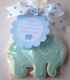 a cookie in the shape of an elephant