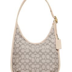 Coach Ergo Shoulder Bag The Coach Originals From The Ergo Collection. Trimmed In Rich Leather, This Refined Bag Features The Signature Jacquard Logo Print In A Structured Hobo Silhouette. Brand New With Tags In Packaging. Dust Bag Included Color: B4 / Stone Ivory Retails $395 Signature Jacquard Coated Canvas With Leather Trim One Credit Card Slot Inside Zip Pocket Zip-Top Closure, Fabric Lining Adjustable Strap With 10 1/2" Drop 9 3/4" (L) X 11 1/2" (H) X 2" (W) Ships Fast Same Day Shipping. Fro Classic Beige Monogram Canvas Shoulder Bag, Cream Monogram Canvas Tote Shoulder Bag, Beige Monogram Canvas Bag With Gold-tone Hardware, Classic Cream Monogram Canvas Bag, Beige Monogram Canvas Bag For Evening, Chic Cream Monogram Canvas Bag, Luxury Cream Hobo Bag With Handle Drop, Chic Beige Monogram Canvas Bag, Coach Cream Shoulder Bag With Handle Drop