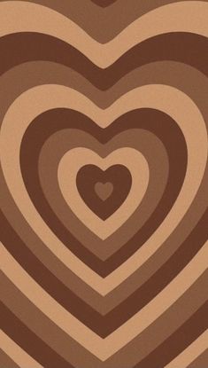 an image of a heart pattern in brown and beige