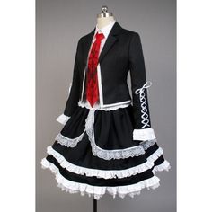 Shipping is free for item is in US Warehouse.  
 
     Description   Size Chart       Note: Pls check item size chart and delivery date before ordering.   
 
Includes:    ・Jacket　                       ・Shirt                          ・Tie 
    ・Skirt                  
 
 
      Materials:    ・Uniform   Black Butler/ Ciel Phantomhive/ Kuroshitsuji / Cosplay Costumes/ Victoria Dress/ Uniform/ Ciel Full Set/ Halloween Costumes/ Comic-con/ Japanese Anime/ Party/ Women/     HOW TO ORDER THE CORRECT Celestia Ludenberg Cosplay, Danganronpa Celestia, Fancy Halloween Costumes, Celestia Ludenberg, Crinoline Dress, Halloween Party Dress, Anime Party, Black Butler Ciel, Dangan Ronpa