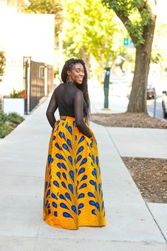 DIY | How To Sew Ankara African Print Gathered Maxi Skirt Tutorial (McCall's 7355) Diy Summer Clothes, Skirt Images, African Skirts, Diy Clothes Videos, African Fashion Designers