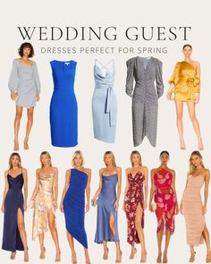 Spring Wedding Attire For Guest, Spring Dress For Wedding Guest, Spring Formal Wedding Guest Attire, Best Wedding Guest Dresses Summer, Spring Wedding Dress Guest, Reception Dress Guest, Couple Wedding Guest Outfits, Wedding Guest Cocktail Attire