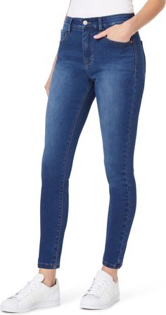 CURVE APPEAL Tummy Tucking High Rise Comfort Waist Skinny Jeans | Nordstromrack Vacation Planning, Tummy Tucks, High Rise Jeans, 3 In 1, The Body, Stretch Cotton, High Rise, Cotton Blend, Free Shipping