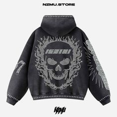 97 Til' Infinity Rhinestone Hoodie – NZMU WRLDWDE Acid Wash Hoodie, Rhinestone Jacket, Rhinestone Hoodie, Urban Chic Fashion, Twist Styles, Custom Hoodies, Fashion Line, Urban Chic, Acid Wash