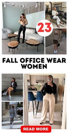 Work Pants Women Office Wear, Women Ceo Outfit, Office Wear Ideas, Fall Office Wear, Semi Casual Outfit Women, Autumn Office Wear, Women Office Wear, Work Pants For Women, Semi Casual Outfit