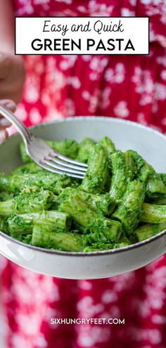 Easy and Quick Green Pasta Pasta No Dairy, Creamy Broccoli Pasta, Broccoli Spinach, Spinach Sauce, Green Pasta, Cashew Sauce, Creamy Broccoli