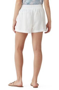 These soft and sporty shorts with a comfy drawstring waist are the ones you'll want for every indoor or outdoor adventure. Style Name:Splendid Campside Shorts. Style Number: 6047782. Sporty Shorts, T B, Outdoor Adventure, Drawstring Waist, Casual Shorts, Nordstrom, Trim, Womens Shorts, Elastic