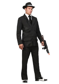 Imagine if you're starting an organized crime business. What's the first few things that would be going through your head? Well, for starters, you've got to make sure that you have your crime routes planned. Move product at the right time, making sure you're undetected and can get it where it needs to go quickly. Mobster Costume, 21st Inspiration, Gangster Suit, Gangster Costume, Gangster Style, Plus Size Costume, Flapper Costume