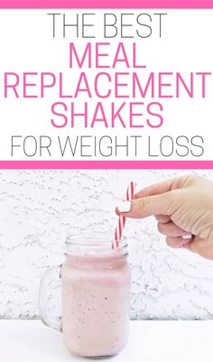 Healthy Meal Replacement Shakes, Protein Meal Replacement, Best Protein Shakes, Good Nutrition, Smoothie Diet Plans