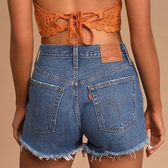 New With Tags! Levi’s 501 Denim Shorts. Size 31. Actual Measurements: Waist 31”, Rise 12”, Hips 42”, Thigh 23”, & Inseam 2 1/2”. Levi's Blue Shorts, Levi’s Cutoffs, Levi's Denim Blue Cutoff Shorts, Levi's Denim Blue High-waisted Shorts, Levi's Jeans With Built-in Shorts, Vintage Levi Shorts, Levi’s 501, Levi Shorts, Vintage Levis