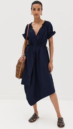 A.L.C. Odin Dress | Shopbop Asymmetrical Hem, Wrap Skirt, Asymmetric Hem, Latest Design, Women's Dresses, Day Dresses, Drawstring Waist, New Arrivals, Summer Fashion