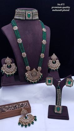 Hyderabadi Jewellery, Jewellery Set For Wedding, Extra Jewelry, Bridal Jewlery, Heavy Necklace