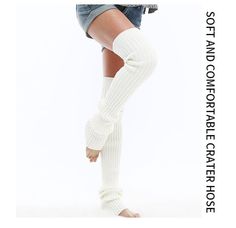 Buy More! Save More! Cable Knit Crochet, Thigh High Leg Warmers, Sports Socks Women, Knitted Leg Warmers, Dance Socks, Leg Warmer, Platform High Heel Shoes, Yoga Dance, Stocking Tights