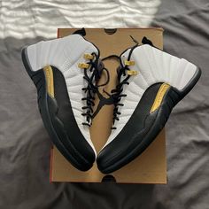 Size:9 Used Ship In 1-2 Days Og All Y2k Sneakers, Shoes Jordan, Jordan 12 Retro, Jordan 12, Jordan Black, Jordans 12, Jordans For Men, Jordan Shoes, Mens Shoes Sneakers