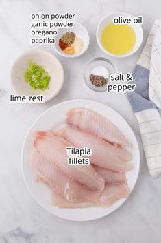 the ingredients to make this recipe include raw fish