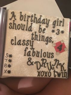 a birthday girl should be classy and fabulous