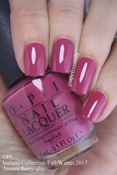 Nails Opi Gel, Fall Nails Opi, Opi Iceland Collection, Beautiful Nail Polish