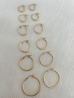 CLASSIC FILLED HOOPS – ALV Jewels Classic Small Hoop Earrings In 14k Gold Filled, Rose Gold Small Hoop Earrings In 14k Gold Filled, Rose Gold Small Hoop 14k Gold Filled Jewelry, Rose Gold 14k Gold Filled Small Hoop Jewelry, Adjustable 14k Gold Filled Huggie Hoop Earrings, Simple 14k Gold Tarnish Resistant Hoop Earrings, Nickel Free 14k Gold Filled Hoop Earrings, Adjustable 14k Yellow Gold Filled Hoop Earrings, Simple Small Hoop Rose Gold Jewelry