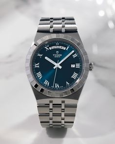 https://tudor.watch/Royal41-Blue-PT Metal Bracelet, Classic Watches, Metal Bracelets