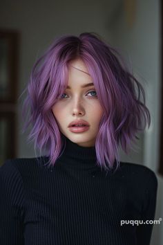 Purple Hair Passion: Exploring the Bold World of Lavender Locks - Puqqu Multi Tone Hair, Multi Tone Hair Color, Pink Haircut, Long Purple Hair, Purple Hair Color, Grey Hair Dye, Temporary Hair Dye, Diy Hair Color, Multi Colored Hair