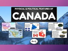 If you are interested in the digital version of this resource, click HERE!This product aligns to the following Georgia Standards of Excellence for 6th Grade Social Studies:SS6G4 Locate selected features of Canada.a. Locate on a world and regional political-physical map: the St. Lawrence River, Hudson Bay, Atlantic Ocean, Pacific Ocean, the Great Lakes, Canadian Shield, and Rocky Mountains.b. Locate on a world and regional political-physical map: Canada and the province of Qubec.Welcome to Canada Geography Of Canada, Canadian Shield, Map Of Canada, Country Information, Canada Country, St Lawrence River, Geography Worksheets, 6th Grade Social Studies, Physical Map