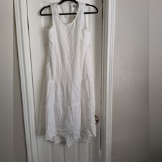 Tommy Bahama Xs Lena Gauze Midi Sundress White New Sleeveless Retail $168 Brand New More Than 50% Off Including Shipping White Fitted Linen Sundress, Fitted White Linen Sundress, White Sleeveless Linen Maxi Dress, White Fitted Linen Sleeveless Dress, White Linen Midi Sleeveless Dress, White Linen Sleeveless Midi Dress, White Linen Sleeveless Dress For Daywear, White Linen Sleeveless Sundress, Sundress White