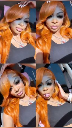 Ginger Bob Wig, Bob Wig Install, Ginger Bob, Braids Wigs, Hair Tea, Sew In Hairstyles, Wig Install, Bad Bad