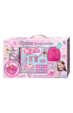 Make everyday magic with a kid-safe sparkly nail kit, featuring press-on nails, an inflatable foot spa and more. Warning: Choking hazard. Small parts. Not for children under 3 years Ages 5 and up Includes inflatable foot spa, 12 press-on nails, nail dryer, beauty headband, bath bomb, two toe separators, nail file and two scented nail polishes Imported Beauty Headband, Everyday Magic, Foot Spa, Nail Dryer, Sparkly Nails, Spa Kit, Making 10, Beauty Spa, Nail Polishes