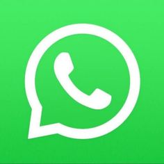 whatsapp logo on green background with white text bubble and phone call icon in center