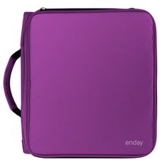 a purple bag with the word enday on it's front and bottom corner