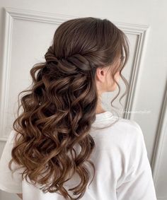 Simple Prom Hair, Ball Hairstyles, Quince Hairstyles, Long Hair Wedding Styles, Prom Hairstyles For Long Hair, Peinados Fáciles Para Cabello Corto, Hairdo For Long Hair, Easy Hairstyles For Long Hair, Homecoming Hairstyles