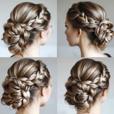 Look chic with these braided updo hairstyles. Perfect for a stylish and modern look. Save this pin for chic hair ideas! #Braids #Updo #ChicStyles Romantic Updos, Simple Braids, Wedding Hairstyles For Women, Wedding Up Do, Trendy Updos, Formal Hairstyles For Long Hair, Wedding Hair Up, Goddess Hairstyles