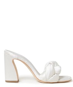 Freya Mule in Cream Satin | Over The Moon Satin Shoes, Something Borrowed, Loeffler Randall, Something Blue, Shoes And Accessories, Accessories For Women, Soho, Mule, Repellent