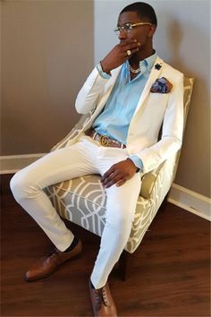 Custom Made White Wedding Groom Suit | Two Piece Slim Wool Men Suit | Allaboutsuit Designer Suits For Wedding, Suits For Wedding, Prom For Guys, Western Outfits Men, Vacation Clothes