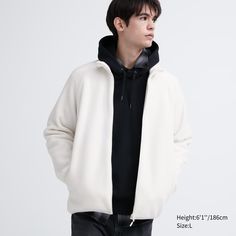 Lightweight yet cozy. Dense, springy fleece. Uv Protection Clothing, Chino Joggers, Parka Vest, Men's Coats & Jackets, Tank Top Camisole, Fleece Coat, Fleece Vest, Styling Ideas, Detective Conan