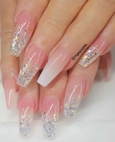 If you like my Nail Art & Design , and you want to see more designs so like and follow my profile. Please kindly visit my link 
Thank you ! Clear Nail Designs With Glitter, Simple Wedding Nails, Tattoos Drawing, Pretty Nail Designs, Wedding Nails Design, Nail Art Wedding, Bride Nails, Arm Tattoos