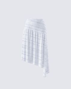 You’re new fav wardrobe wild card 🤍 Made from stretch lace fabric and complete with an asymmetrical hem and tiered lace - this white skirt is a playful and edgy mix perfect for our babes who refuse to play it safe 😏 White Asymmetrical Hem Skirt For Summer, White Summer Skirt With Asymmetrical Hem, Chic White High-low Hem Bottoms, Elegant White Bottoms With High-low Hem, Elegant White High-low Hem Bottoms, Summer Lace Asymmetrical Skirt, Summer Asymmetrical Lace Skirt, White Asymmetrical Skirt With Lining, Asymmetrical Skirt With Lace Trim For Summer