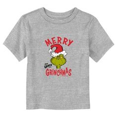 Read reviews and buy Toddler's Dr. Seuss The Grinch Merry Grinchmas T-Shirt at Target. Choose from contactless Same Day Delivery, Drive Up and more. Grinch Santa Hat, Dr Seuss Grinch, Dr Seuss The Grinch, Grinch Santa, Books And Movies, Merry Grinchmas, Funny Phrases, Sleeve Packaging, Toddler Christmas