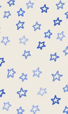 blue stars on a white background