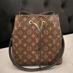 Used Couple Times, Mainly As My Mommy Bag For Diapers And Wipes. Kept In Great Condition! Spacious With Compartments And Easy To Wear. Authentic, Purchased @ Lv In South Coast 1500 Lv Neonoe, Néonoé Mm, Mommy Bag, Couple Time, Louis Vuitton Bags, Louis Vuitton Bag, Diaper Bag, Black And Brown, Bag Lady