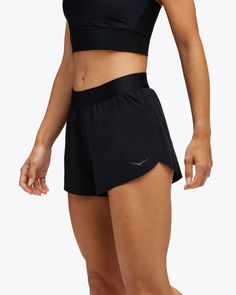 HOKA ONE ONE® Race Day Split Short for Women | HOKA ONE ONE® Women's Running Shorts, Running Silhouette, Short For Women, Cute Workout Outfits, Split Legs, Running Shorts Women, Hoka One One, Race Day, Range Of Motion