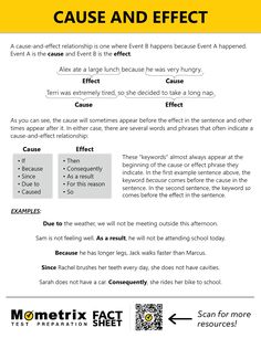 Cause and Effect Fact sheet Cause And Effect Signal Words, Cause And Effect Pictures, How To Teach Cause And Effect, Cause And Effect Essay Outline, Cause And Effect Paragraph, 3rd Grade Cause And Effect, Cause And Effect Worksheet, Creating Curriculum, Netflix Guide